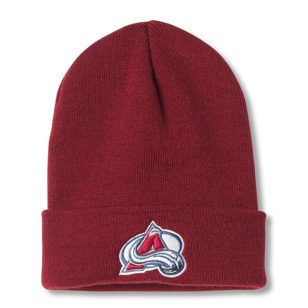 9821 Colorado Avalanche National Hockey League Terrain Knit Beanie Cap